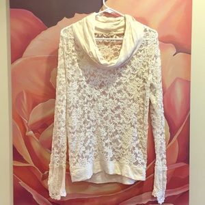 Lilka Anthropologie Lace Top. Size S